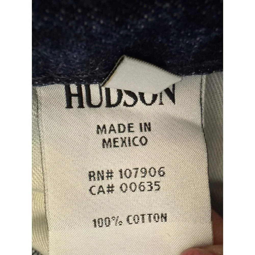 Hudson Bootcut Jeans Mens Dark Blue Denim Made In Mexico - Picture 5 of 5